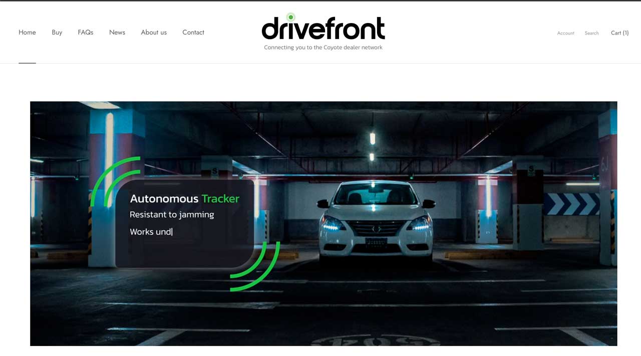 Drivefront Shopify store featured image